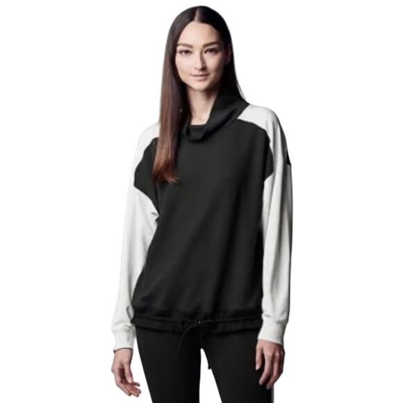 SIMPLY VERA WANG | Funnel Neck Sweatshirt Oversized Streetwear Small - Picture 1 of 8